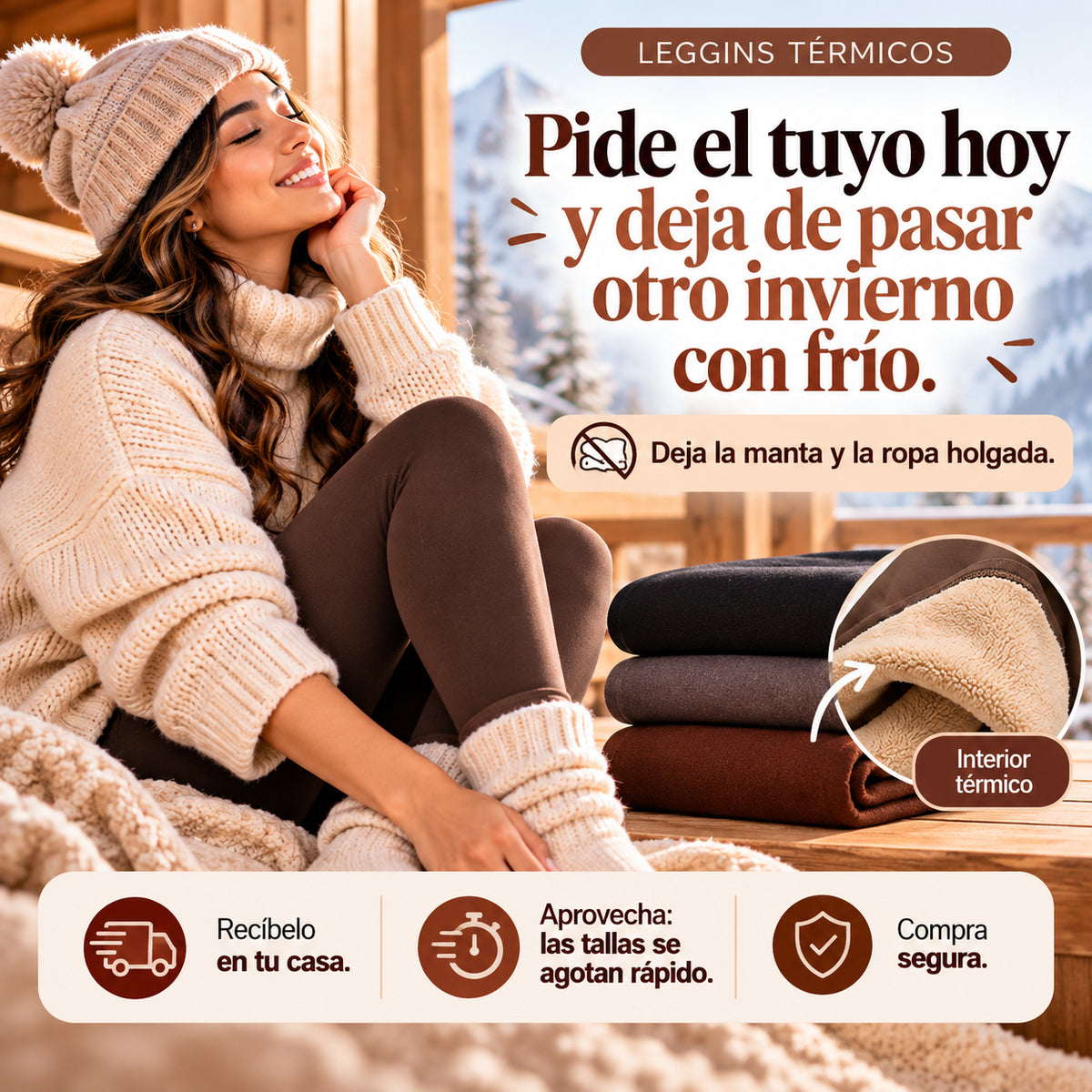 LEGGINS TERMICAS PUSH UP
