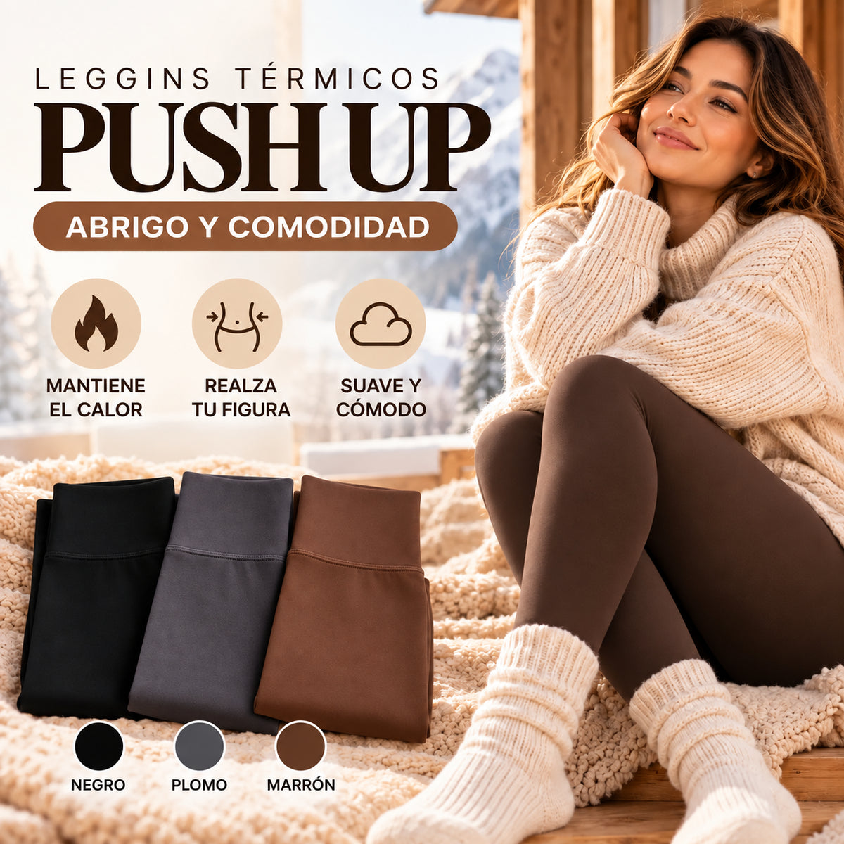 LEGGINS TERMICAS PUSH UP